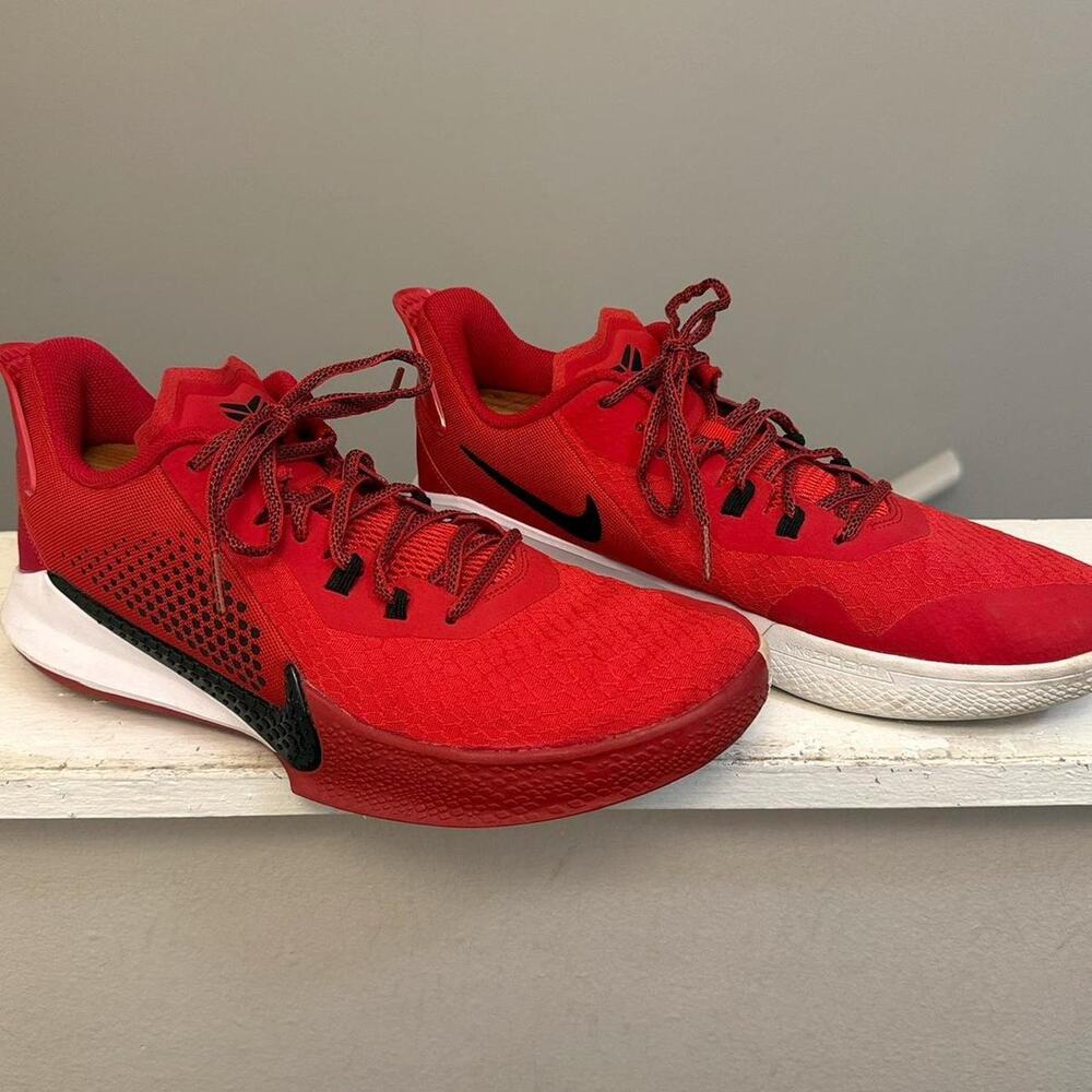Nike Mamba Fury TB University Red/Black Gym Red - Size 10.5